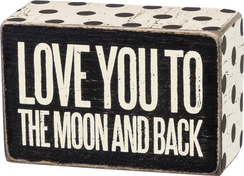 Box Sign - To The Moon