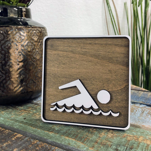 Swimming Shelf Decor