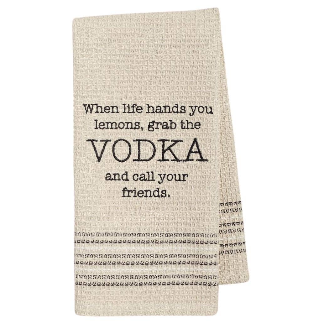 Vodka Waffle Dishtowel