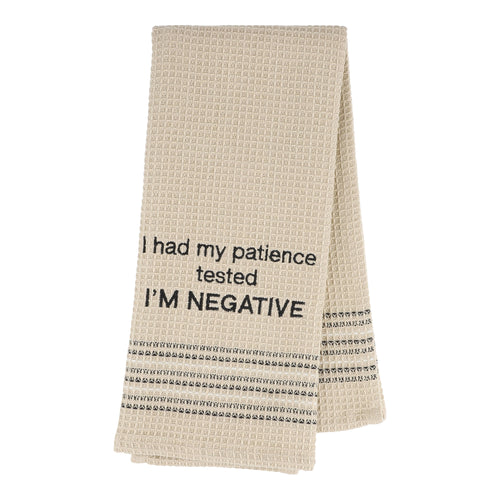 Tested Negative Dishtowel