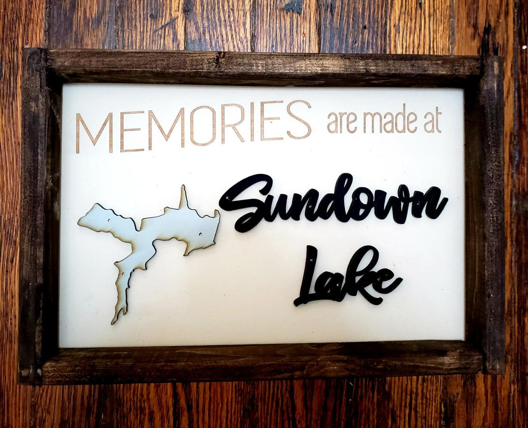 Small Memories Are Made Sign