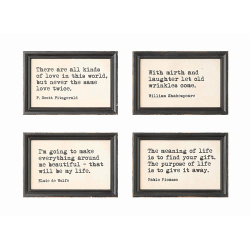 Famous Quotes Wall Decor