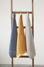 Load image into Gallery viewer, Mustard &amp; Navy Towel Set