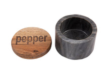 Load image into Gallery viewer, Set of Marble Salt &amp; Pepper Pot