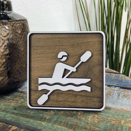 Kayaking Shelf Decor