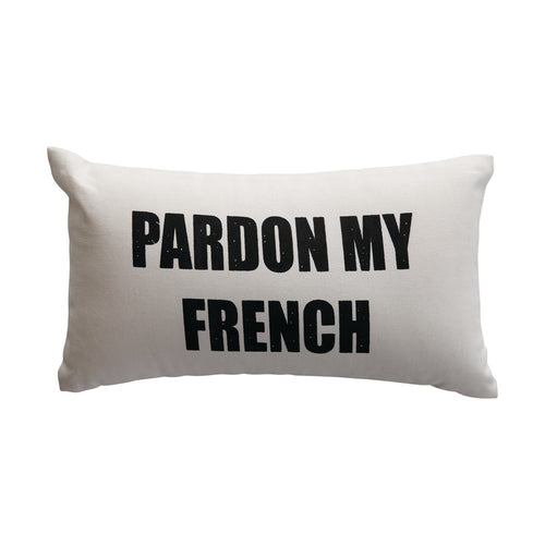 Pardon My French Pillow