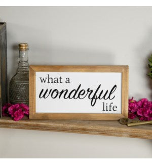 What A Wonderful Life Sign