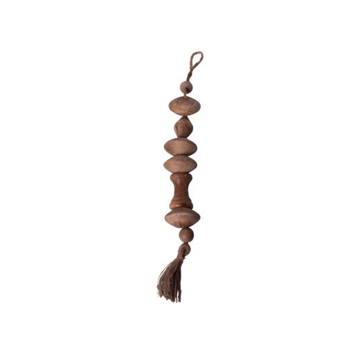 Wood Beads w/Fringe