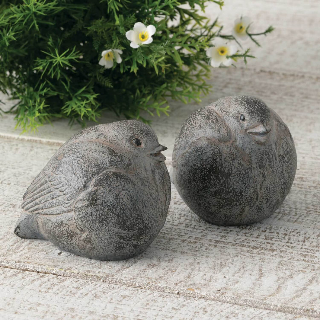 Grey Bird Figurine